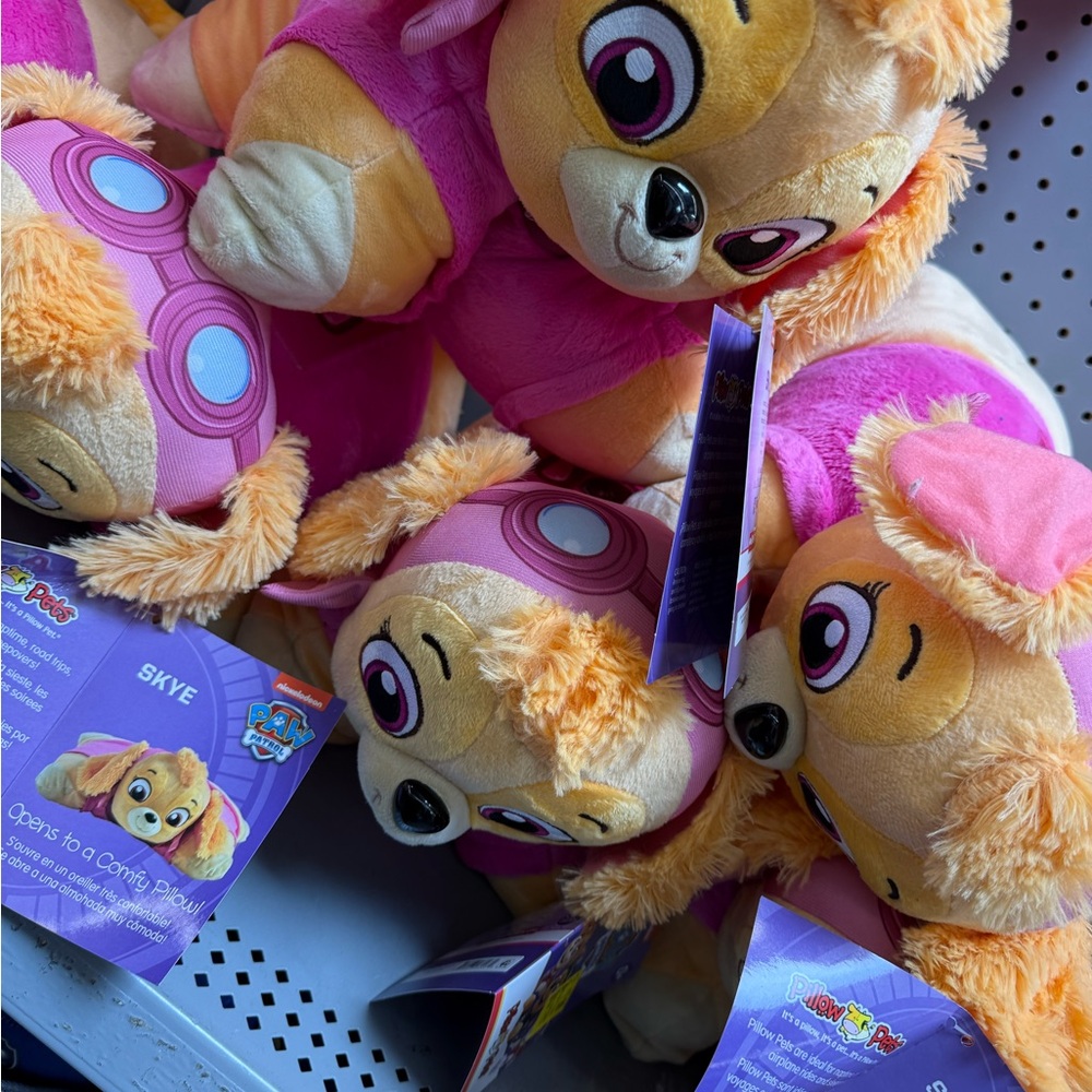 Paw Patrol Skye Plush - Pink and Orange